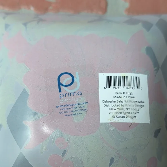 Holiday Decorative Tray with Red Bow and Black-White Harlequin Pattern - Picture 2 of 5